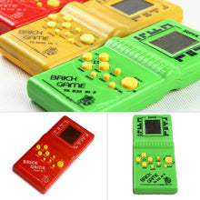 Kids Game Machine with Game Music Playback Tetris Brick Game Handheld Game Machine without Battery
