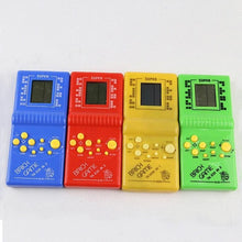 Kids Game Machine with Game Music Playback Tetris Brick Game Handheld Game Machine without Battery