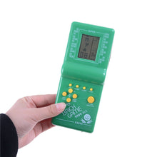 Classic Handheld Game Machine Tetris Brick Game Kids Game Machine with Game Music Playback without Battery