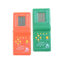 Classic Handheld Game Machine Tetris Brick Game Kids Game Machine with Game Music Playback without Battery