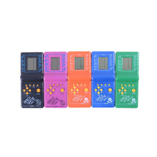 Classic Handheld Game Machine Tetris Brick Game Kids Game Machine with Game Music Playback without Battery